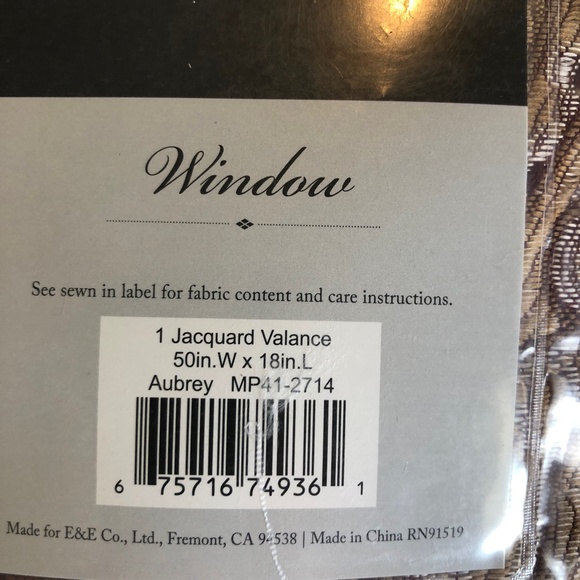 Window Valance with tassels - New! - Picture 5 of 15